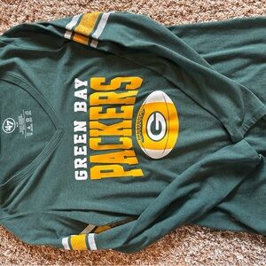 47 Brand Green Long Sleeve Tee
